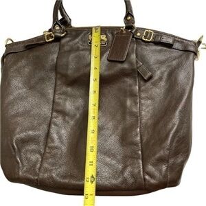 Coach brown leather Madison two way satchel bag - Gem